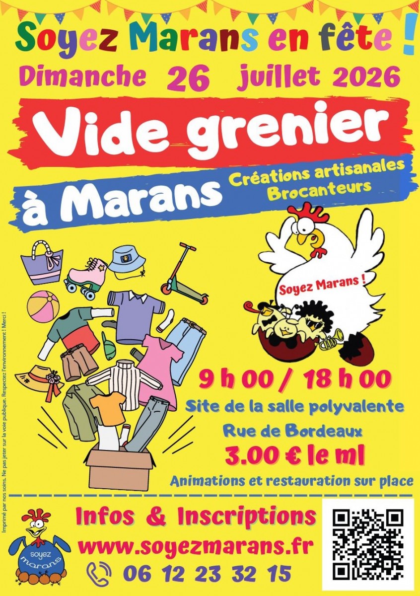 VIDE GRENIER DE SOYEZ MARANS